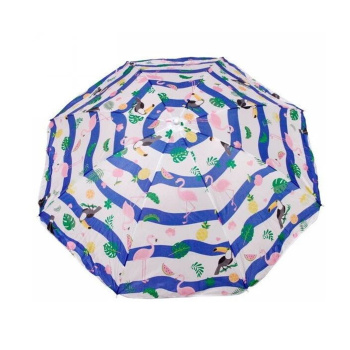 Зонт пляжный D=170см, h-190см "Тропикана" ДоброСад