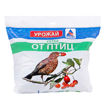 Сетка Садовая для защиты от Птиц пласт. шир.2м дл.10м яч.6х6мм Хаки У-6/2/10(Протэкт) *1/4