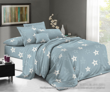 Постельное белье детское 1,5сп бязь SHZY-LSL-011 (221)  Орхидея, наволочки 70*70 - 2шт *1