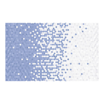 Плитка 40х25 см настенная 1.4 м² Шахтинская плитка Лейла, бело-голубой