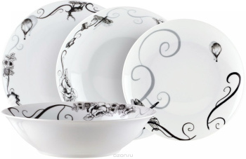Набор столовый фарфор. Domenik 19пр/6перс. Однажды DM9273 (Франция)*1