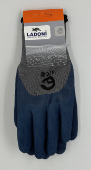 Перчатки акриловые с глубоким обливом вспененным латексом зимние (арт.484Р) Laloni *5/120