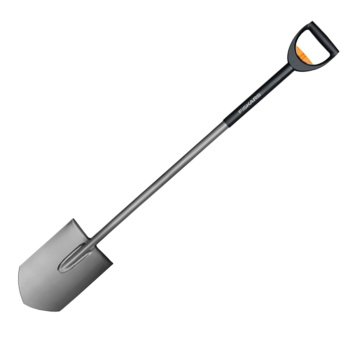 Лопата штыковая стальная 190*295, телескопический черенок L-105 FISKARS (арт.1001567) *1/4