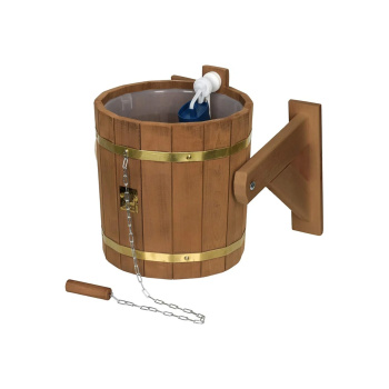 Русский душ 13 л, (термо) обливное устройство c латунным обручем, пласт.вставкой и наливным клапаном