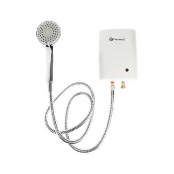 Водонагреватель проточный THERMEX Surf, душ, лейка, шланг, 5 кВт, вертикальный