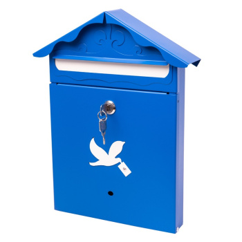 Ящик почтовый с замком 360х280х55мм Синий "Домик-К" Екатеринбург *1/5