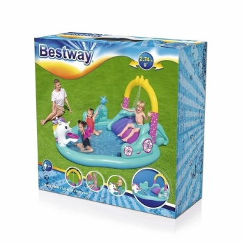 Игровой центр с бассейном Magical Unicorn от 2 лет, 274*198*137 см Bestway (53097)