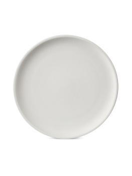 Тарелка фарфор. Domenik "Rock White" мелкая d21см DM8012 *6/24