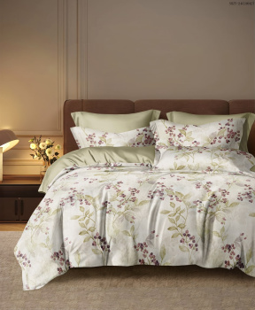 Постельное белье евро бязь Орхидея 6877, наволочки 70*70см - 2шт *1