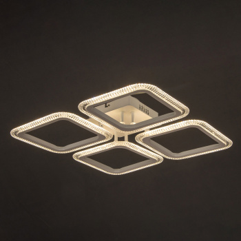 Люстра 09838-0.3-04 WH LED 3000-6200К ПДУ S=16м2  *1