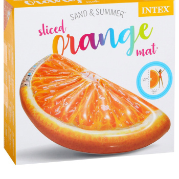 Матрас для плавания "Апельсиновая долька" 170х76 см, 58763EU 2808902