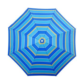 Зонт пляжный Модерн с механизмом наклона, серебр. покрытием d=180 cм, h=195 см, микс 867032